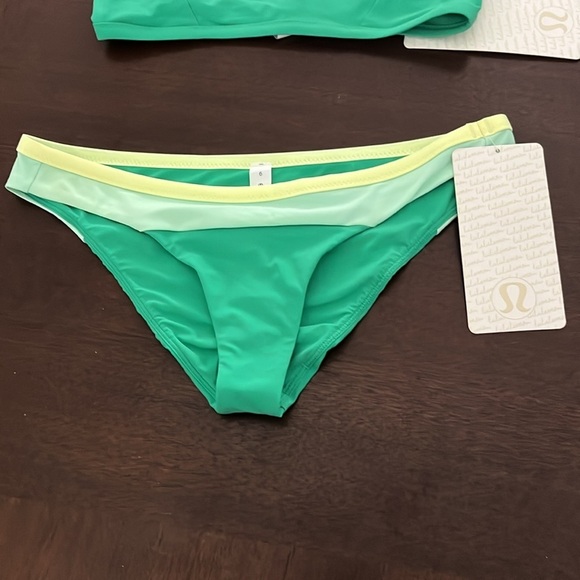 Lululemon Athletica Green Racerback Bikini - Picture 2 of 13